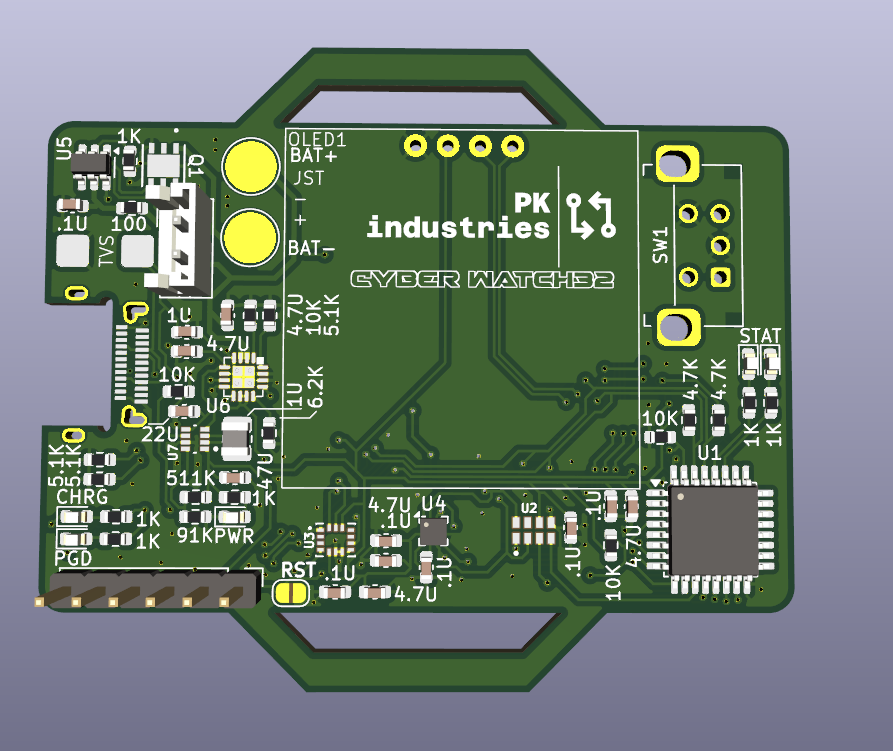 Picture of cyber watch PCB